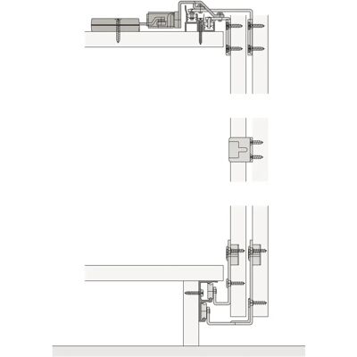 Hawa Combino 35 H - Schuifdeurbeslag voor hout - 2-Leaf Hawa Combino 35 H - Schuifdeurbeslag voor hout - 2-Leaf