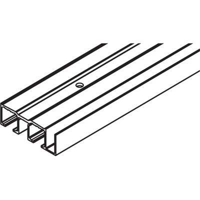 HAWA - Clipo 16 - Doppellaufschiene 49x16mm - Scharnier HAWA - Clipo 16 - Doppellaufschiene 49x16mm - Scharnier