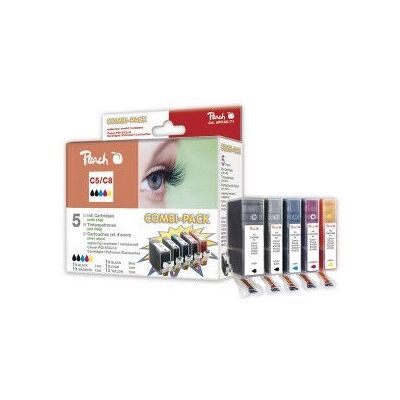 Peach PI100-71 Tintenpatronen – 5er Set für Canon Pixma Peach PI100-71 Tintenpatronen – 5er Set für Canon Pixma