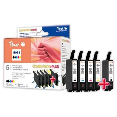 Peach 313310 Cartouche d'Encre - Noir, Cyan, Magenta, Jaune Peach 313310 Cartouche d'Encre - Noir, Cyan, Magenta, Jaune
