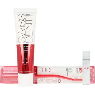 Swissdent Extreme Promo Kit - Dental Care Set for Whitening & Enamel Protection Swissdent Extreme Promo Kit - Dental Care Set for Whitening & Enamel Protection