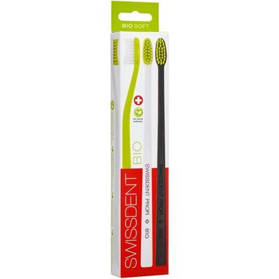 Swissdent Swissdent BIO Trio - Bio-Zahnbürsten 3 Stück Swissdent Swissdent BIO Trio - Bio-Zahnbürsten 3 Stück
