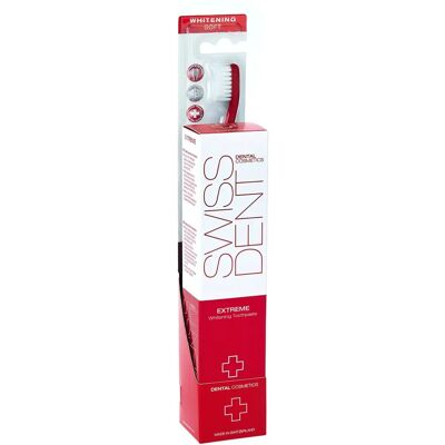 Swissdent Extrême Dentifrice Blanchissant - Ensemble Brossette & Dentifrice - Publicité Swissdent Extrême Dentifrice Blanchissant - Ensemble Brossette & Dentifrice - Publicité