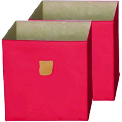 PHOENIX - Stor' It - Rosso - 34x34x34 - Scatola di stoccaggio PHOENIX - Stor' It - Rosso - 34x34x34 - Scatola di stoccaggio