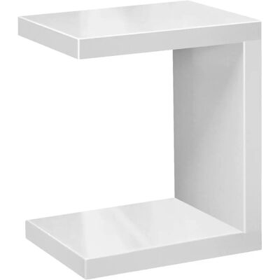 INOSIGN Weißer U-Form Beistelltisch - Beistelltisch INOSIGN Weißer U-Form Beistelltisch - Beistelltisch