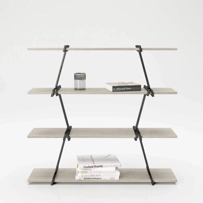 Höffner Holzregal 120x132x30cm - Bücherregal Höffner Holzregal 120x132x30cm - Bücherregal