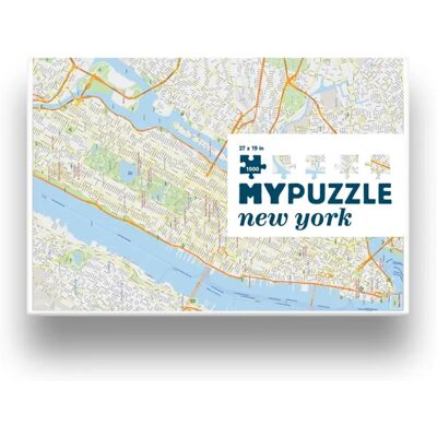 Puzzle Helvetiq New York - Multicolore 1000 pièces - Publicité Puzzle Helvetiq New York - Multicolore 1000 pièces - Publicité