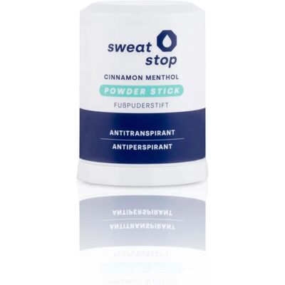 SweatStop Powder Stick - Fusspuderstift mit Zimt und Menthol SweatStop Powder Stick - Fusspuderstift mit Zimt und Menthol