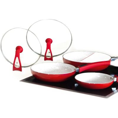 Ensemble MediaShop Duo 2 Magic Premium - Poêles 28cm + 24cm avec Couvercle - Ustensiles de Cuisine - Publicité Ensemble MediaShop Duo 2 Magic Premium - Poêles 28cm + 24cm avec Couvercle - Ustensiles de Cuisine - Publicité