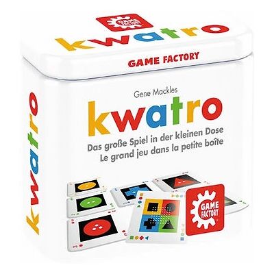 Game Factory Kwatro - Jeu de Cartes pour 8+ ans - 30 min Game Factory Kwatro - Jeu de Cartes pour 8+ ans - 30 min