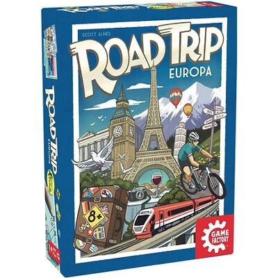 Game Factory Road Trip Europa - Gezelschapsspel Game Factory Road Trip Europa - Gezelschapsspel