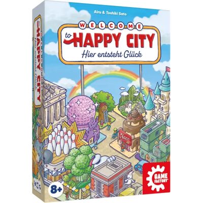 Game Factory Happy City - Jeu de Plateau Stratégie Game Factory Happy City - Jeu de Plateau Stratégie