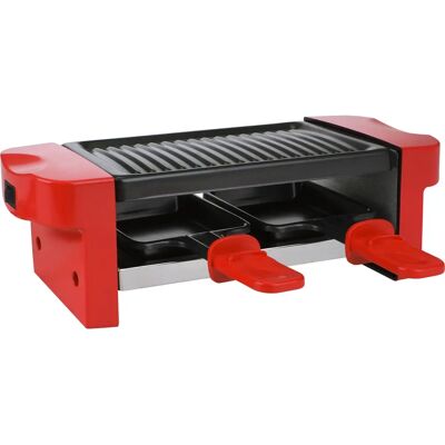 OHMEX - Raclette Mini - rot - 350W - Raclette-Grill OHMEX - Raclette Mini - rot - 350W - Raclette-Grill