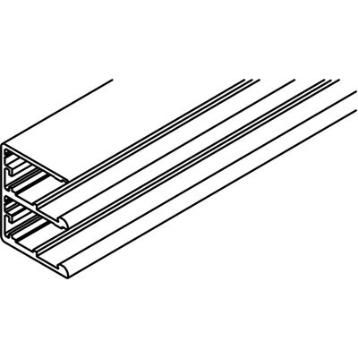HAWA - Doppellaufschiene 3500 - eloxiertes Aluminium - gelocht - Türbeschläge HAWA - Doppellaufschiene 3500 - eloxiertes Aluminium - gelocht - Türbeschläge