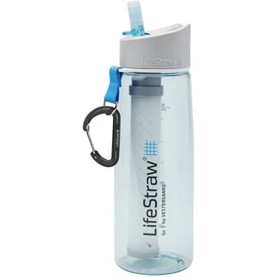 Lifestraw Go 2-Stage Light Blue Wasserflasche - Wasserfilter Lifestraw Go 2-Stage Light Blue Wasserflasche - Wasserfilter