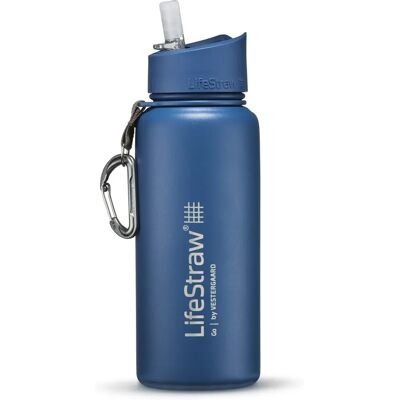 Lifestraw Go Acciaio Inox - Bottiglia d'acqua con Filtrazione a 2 Livelli - 700ml Lifestraw Go Acciaio Inox - Bottiglia d'acqua con Filtrazione a 2 Livelli - 700ml