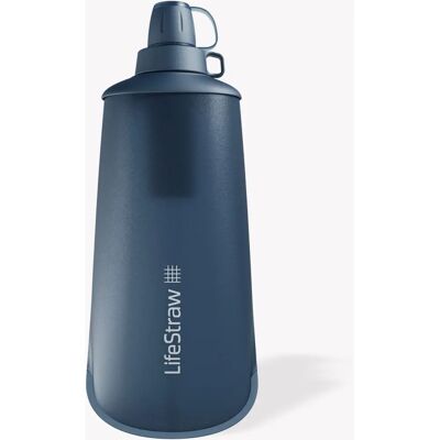 LifeStraw Peak Squeeze Flaske 1l - fjellblå LifeStraw Peak Squeeze Flaske 1l - fjellblå