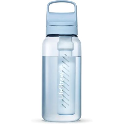 LifeStraw Go 2.0 Vannflaske - Islandsblå - 1L - Filtrert LifeStraw Go 2.0 Vannflaske - Islandsblå - 1L - Filtrert