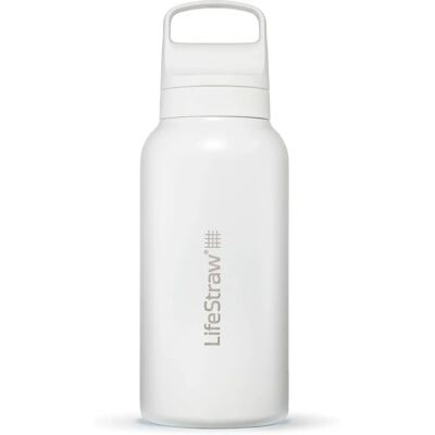 Bouteille d'eau en acier inoxydable LifeStraw - 1L - Filtrée Bouteille d'eau en acier inoxydable LifeStraw - 1L - Filtrée
