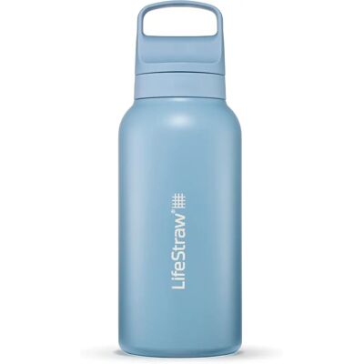 Bottiglia d'acqua LifeStraw - Blu islandese - 1L - Acciaio inox Bottiglia d'acqua LifeStraw - Blu islandese - 1L - Acciaio inox