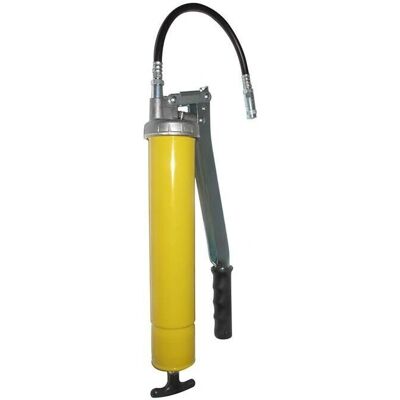 Reilang Prensa de grasa de palanca - 400 ml - Tubo de acero - M10 - Manguera 300mm Reilang Prensa de grasa de palanca - 400 ml - Tubo de acero - M10 - Manguera 300mm