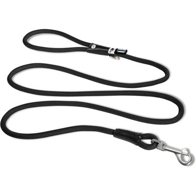 Laisse en nylon Curli - 1,8m Noir Confort Laisse en nylon Curli - 1,8m Noir Confort