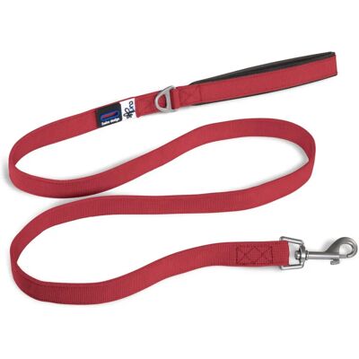 Curli nylon hundkoppel 140x2cm Röd - Hundkoppel Curli nylon hundkoppel 140x2cm Röd - Hundkoppel