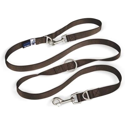 Laisse en nylon réglable Curli - 200x2cm, Marron - Laisse pour chien - Publicité Laisse en nylon réglable Curli - 200x2cm, Marron - Laisse pour chien - Publicité