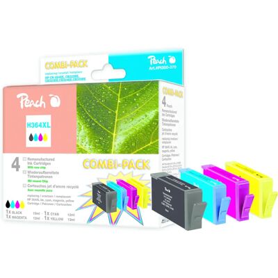 Peach PI300-370 tintapatronák - Nagy kapacitású Fekete, Cián, Magenta, Sárga Peach PI300-370 tintapatronák - Nagy kapacitású Fekete, Cián, Magenta, Sárga