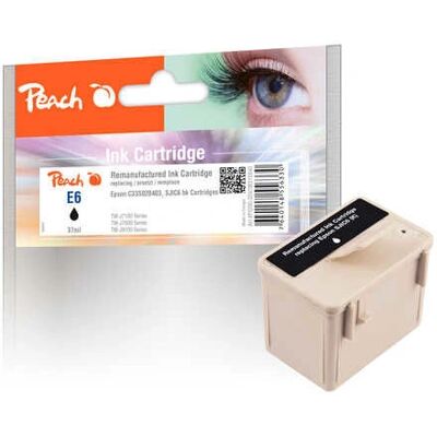 Cartuccia inchiostro Peach SJIC6BK - Nero compatibile - 37ml Cartuccia inchiostro Peach SJIC6BK - Nero compatibile - 37ml