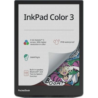 PocketBook InkPad Color 3 Storme Sea - Leitor de e-books com tela colorida PocketBook InkPad Color 3 Storme Sea - Leitor de e-books com tela colorida