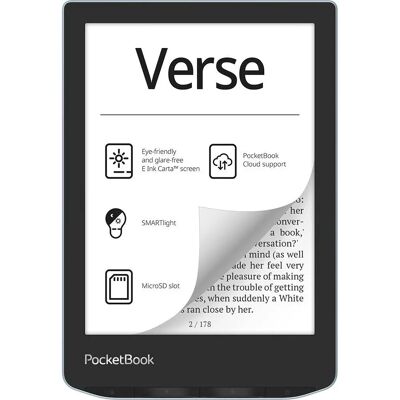 PocketBook Verso azul - Leitor de e-books 6 polegadas - 8 GB PocketBook Verso azul - Leitor de e-books 6 polegadas - 8 GB