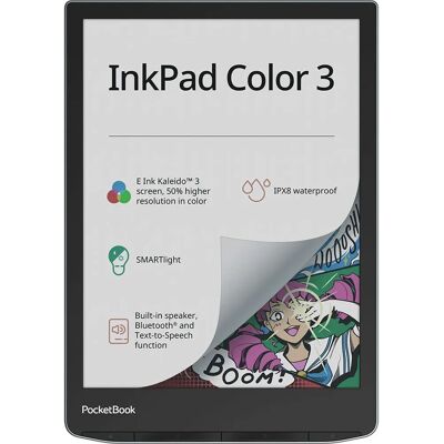 PocketBook InkPad Color 3 - Mar em tempestade - Leitor de livros eletrônicos 7,8" PocketBook InkPad Color 3 - Mar em tempestade - Leitor de livros eletrônicos 7,8"