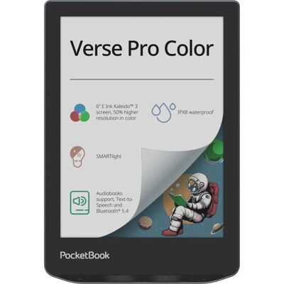 PocketBook Verse Pro Color 6" E Ink Kaleido 16GB Wi-Fi PocketBook Verse Pro Color 6" E Ink Kaleido 16GB Wi-Fi
