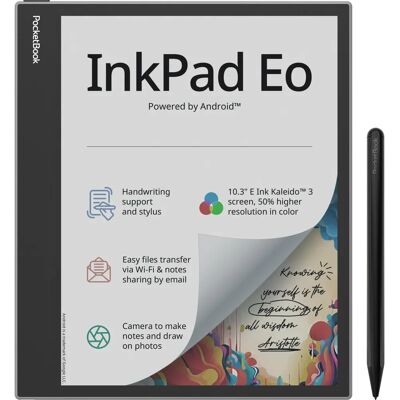 PocketBook InkPad Eo - Mist Grey 10,3” E-Ink Kaleido 3 64GB Wi-Fi PocketBook InkPad Eo - Mist Grey 10,3” E-Ink Kaleido 3 64GB Wi-Fi