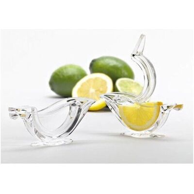 Press'art - Presse-citron compact transparent - Ustensile de cuisine - Publicité Press'art - Presse-citron compact transparent - Ustensile de cuisine - Publicité
