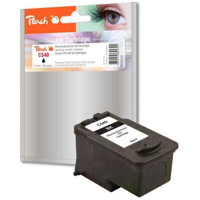 Peach PG-540 (BK) - Blækpatron til Canon Pixma Peach PG-540 (BK) - Blækpatron til Canon Pixma