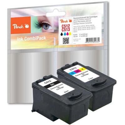 Peach 316602 Pack Multiplo - Cartucce d'inchiostro per Canon Pixma Peach 316602 Pack Multiplo - Cartucce d'inchiostro per Canon Pixma