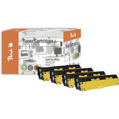 Cartuccia toner Peach 110958 - Nera, Ciano, Magenta, Giallo Cartuccia toner Peach 110958 - Nera, Ciano, Magenta, Giallo