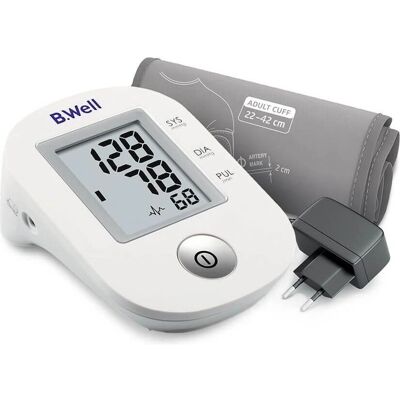 B.WELL Blodtrykksmåler Pro-33 - Automatisk - Nøyaktig - Siste Måling - Mansjett B.WELL Blodtrykksmåler Pro-33 - Automatisk - Nøyaktig - Siste Måling - Mansjett