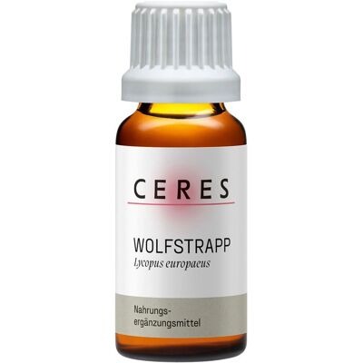 Ceres Wolfstrapp Lycopus europaeus Extrakt Tropfen - Kräuterextrakt Ceres Wolfstrapp Lycopus europaeus Extrakt Tropfen - Kräuterextrakt