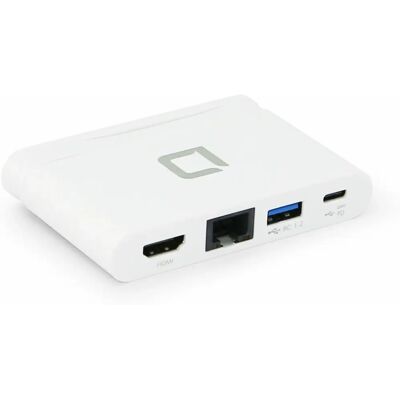 Dicota D31730 Weiß Laptop-Dock - USB-C, HDMI, Ethernet Dicota D31730 Weiß Laptop-Dock - USB-C, HDMI, Ethernet