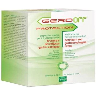 Alfasigma GerdOff Protection - Sirup gegen Reflux & Sodbrennen - 20 Beutel Alfasigma GerdOff Protection - Sirup gegen Reflux & Sodbrennen - 20 Beutel