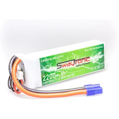 Swaytronic 7640159360438 Batteria RC - Eco-Performance LiPo Swaytronic 7640159360438 Batteria RC - Eco-Performance LiPo