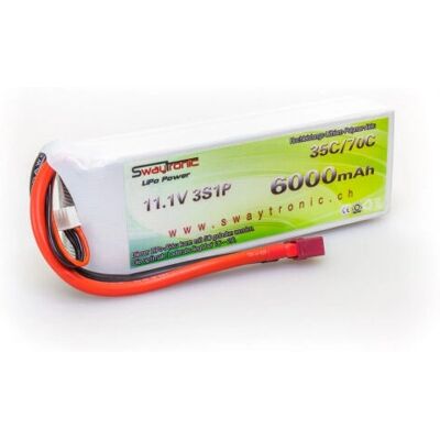 Swaytronic 7640159360582 - 11.10 V - 6000 mAh - LiPo Batterie Swaytronic 7640159360582 - 11.10 V - 6000 mAh - LiPo Batterie