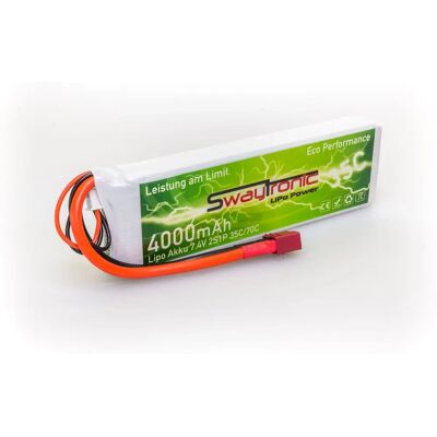 Swaytronic 7640159366201 Akku - LiPo 2S, Eco-Performance, 4000mAh Swaytronic 7640159366201 Akku - LiPo 2S, Eco-Performance, 4000mAh