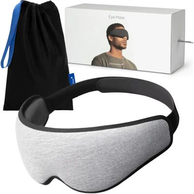 Ostrichpillow Eye Mask - midnight grey - 3D ergonómica - lavável Ostrichpillow Eye Mask - midnight grey - 3D ergonómica - lavável