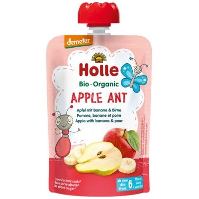 Puré de fruta orgânico Holle - Maçã, banana, pera - Para bebês Puré de fruta orgânico Holle - Maçã, banana, pera - Para bebês