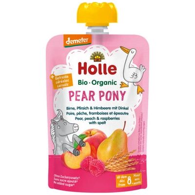 Holle Pfirsich Birne Himbeere Bio Fruchtpüree - Fruchtpüree Holle Pfirsich Birne Himbeere Bio Fruchtpüree - Fruchtpüree