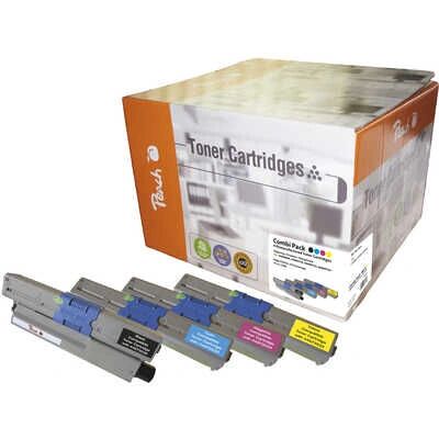 Cartucce toner Peach PT409 - Pack da 4 - Nero, Ciano, Magenta, Giallo Cartucce toner Peach PT409 - Pack da 4 - Nero, Ciano, Magenta, Giallo